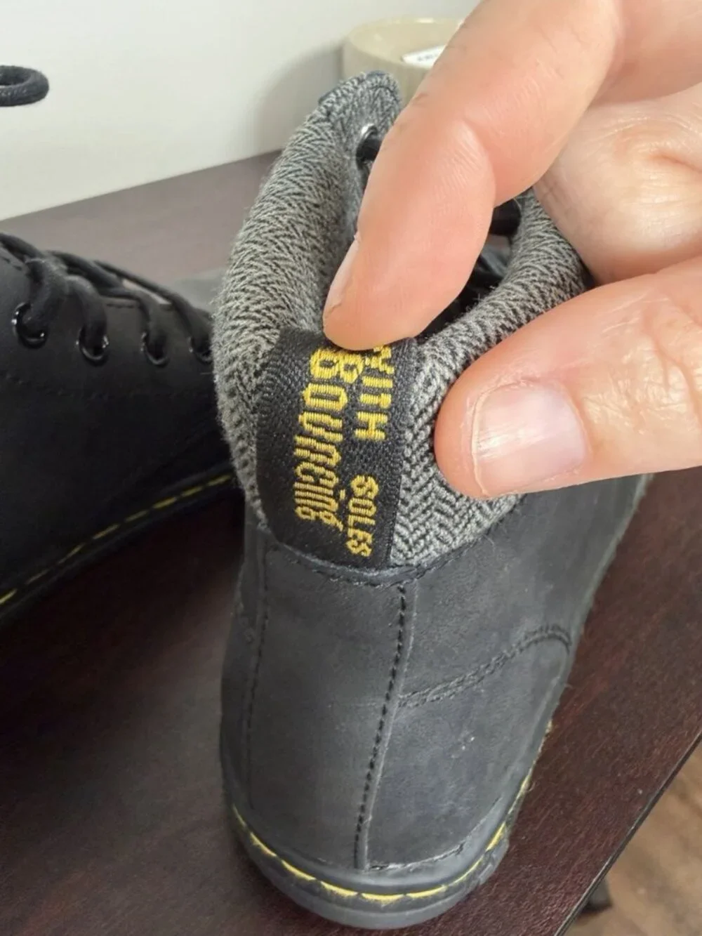Dr. Martens Maelly Boots Womens Size 7 Black Nubuck Ankle Combat